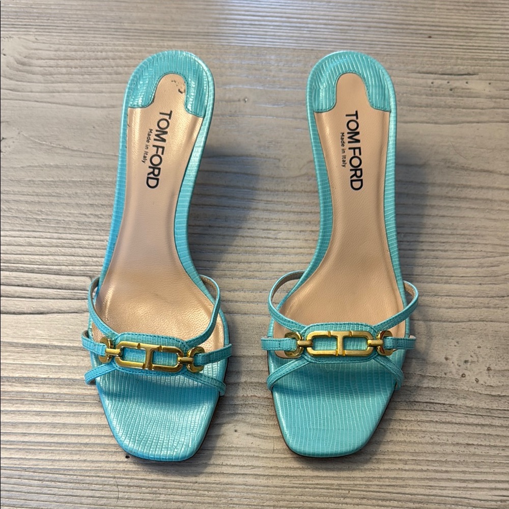 Tom Ford Women's Blue Sandals
